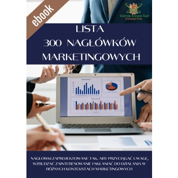 Ebook Lista 300 nagłówków marketingowych